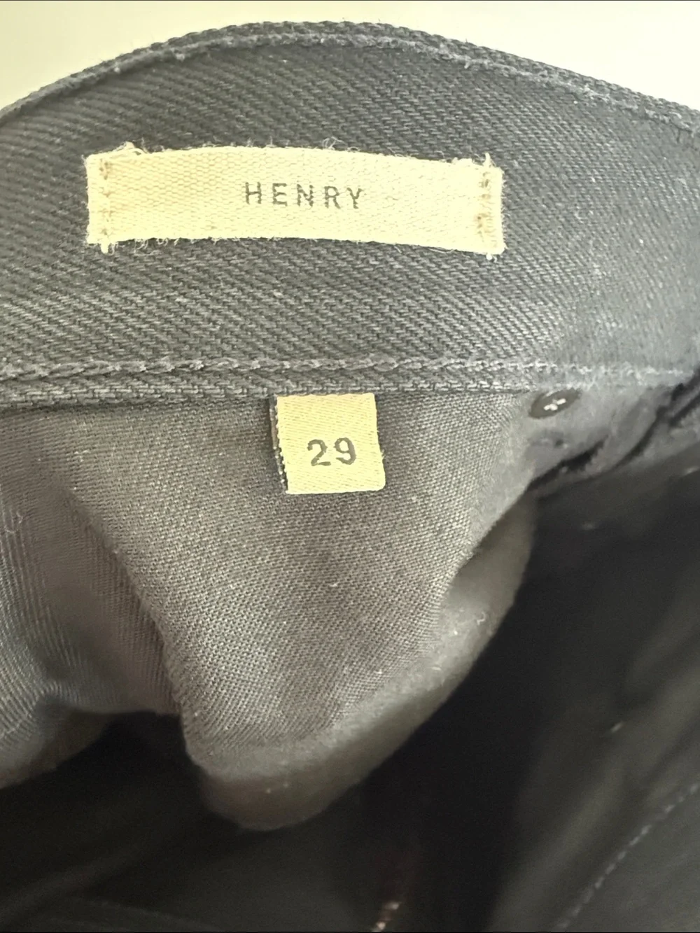 imogene + willie Straight Black Men's Jeans